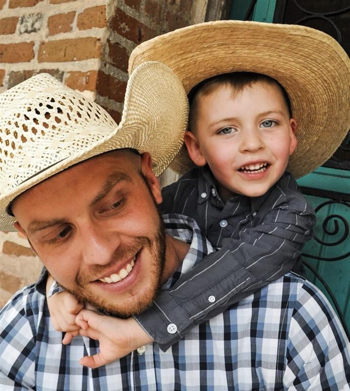 Deputy Diaz and his son