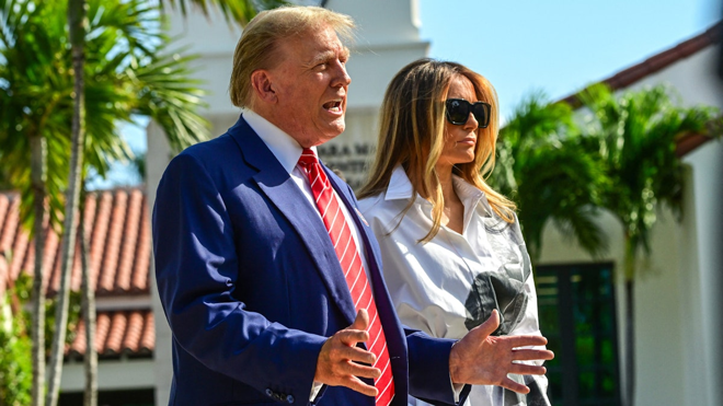 Donald and Melania Trump