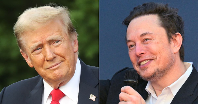 Donald Trump and Elon Musk