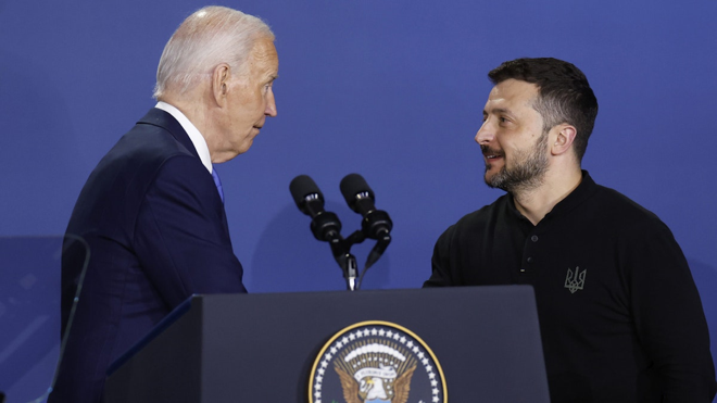 Joe Biden and Zelensky