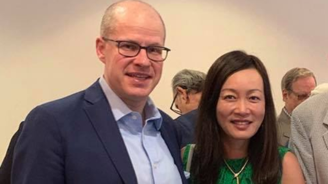 Max Boot and his wife