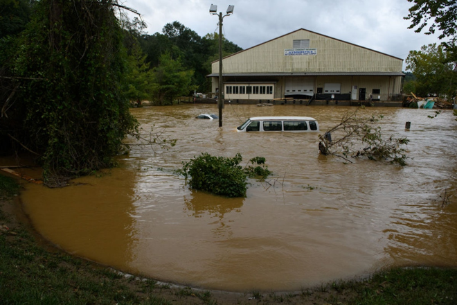 Hurricane floods