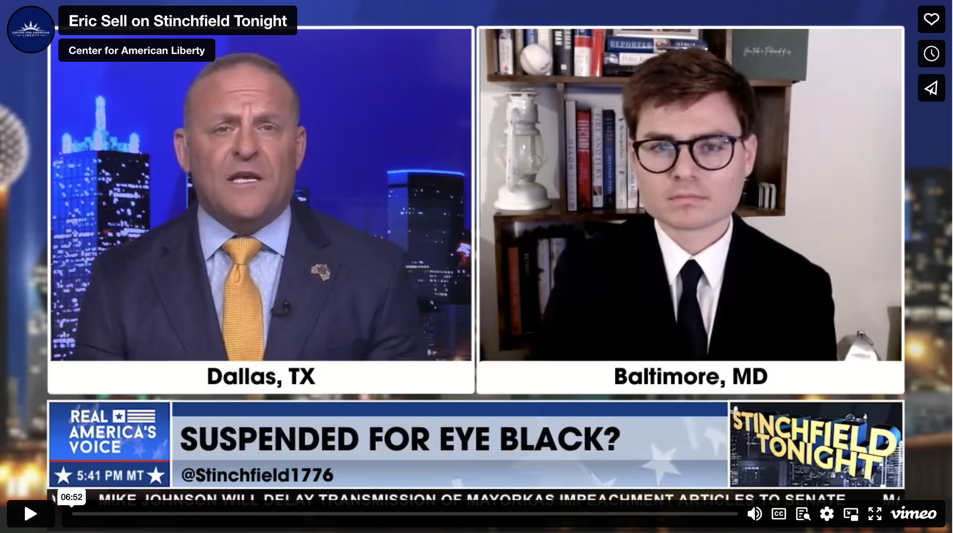 Eric Sell on Stinchfield Tonight to discuss middle schooler accused of wearing Blackface